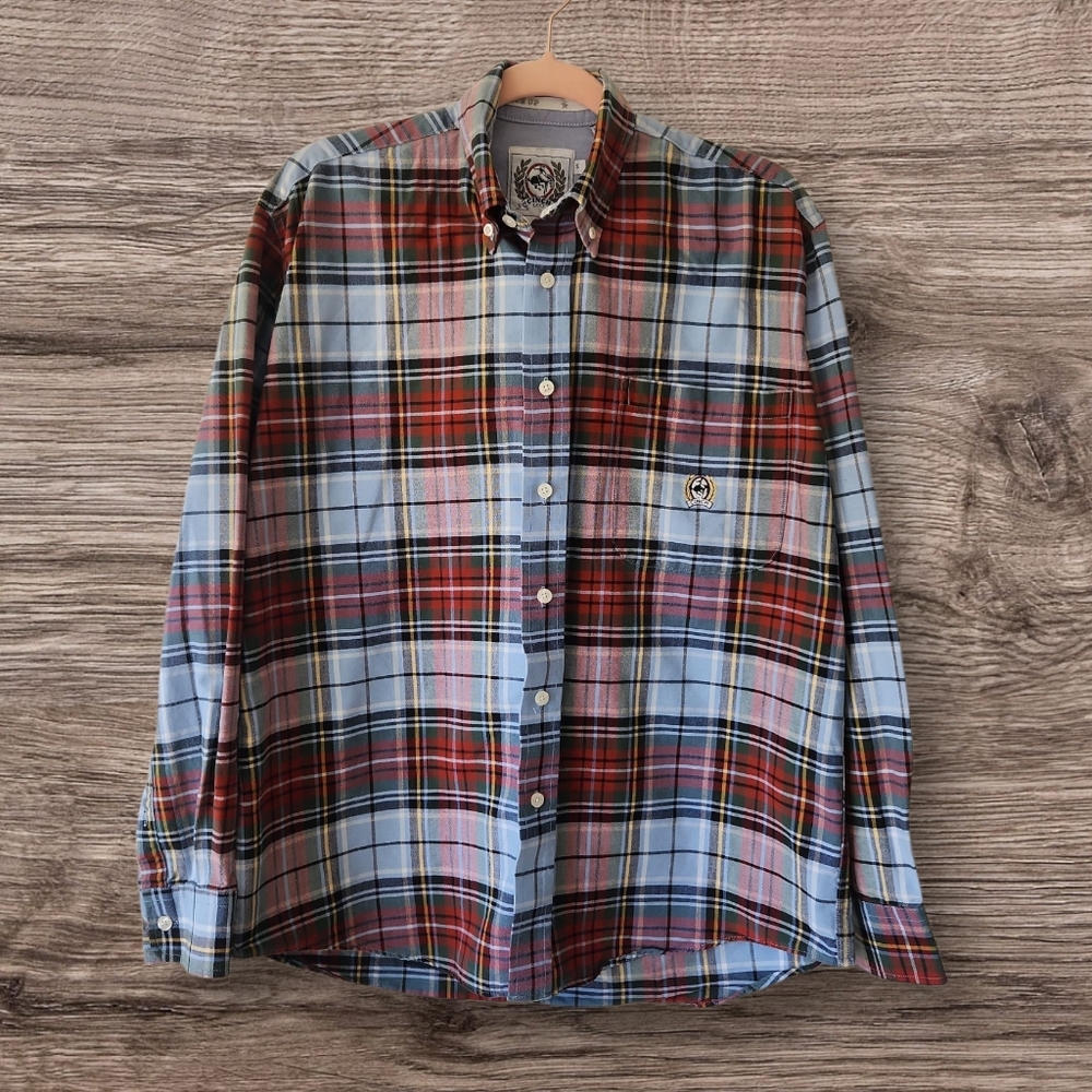 Cinch | Plaid Button Down Western Long Sleeve Shirt Men’s Size S‎